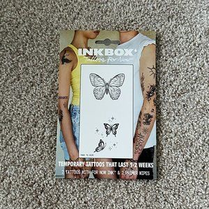 NEW inkbox temporary tattoos 🦋 butterflies